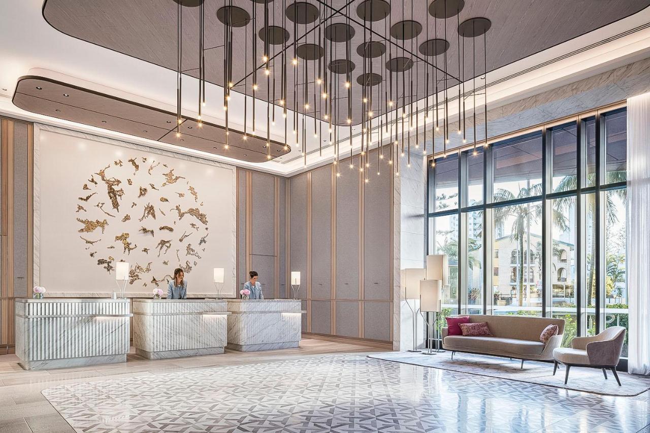 The Langham, Gold Coast And Jewel Residences 외부 사진 The lobby of the hotel