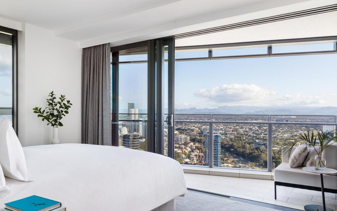 The Langham, Gold Coast And Jewel Residences 외부 사진 The view from a bedroom