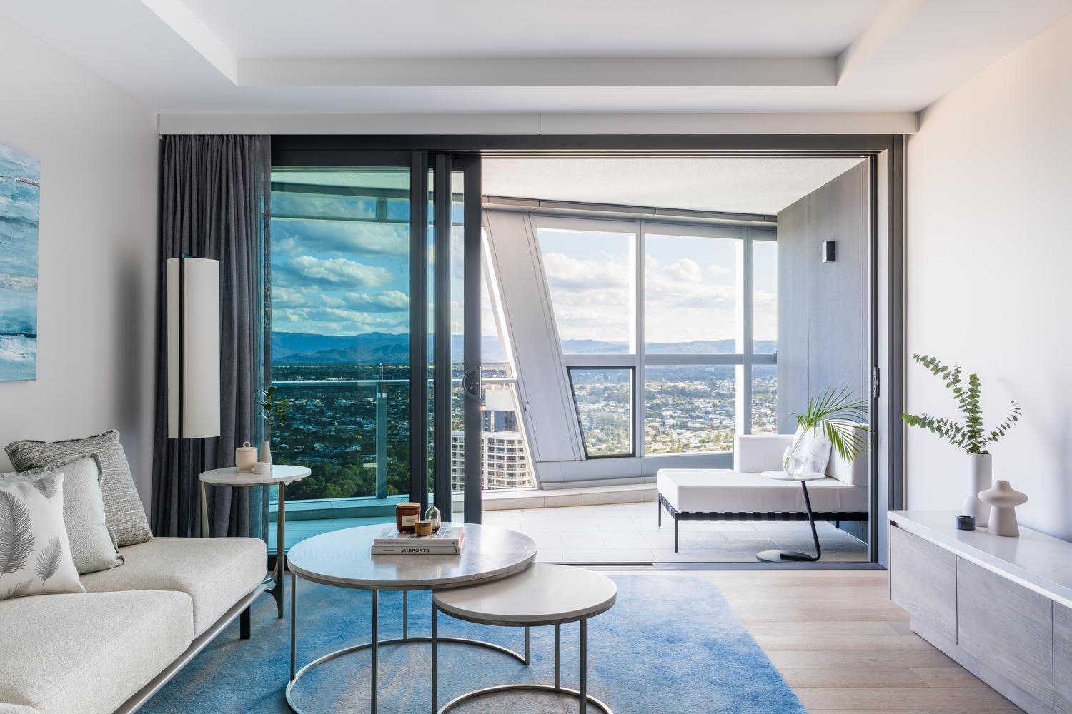 The Langham, Gold Coast And Jewel Residences 외부 사진 A living room at The Standard